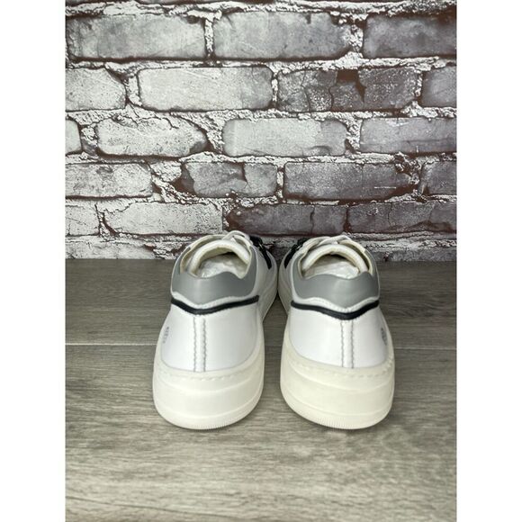 Gamma 4 True Alma Mater White Leather Strap Lace Up Shoes Men Sz 40EU/7M US W9.5 main image 4
